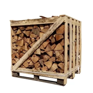 Leña de calefacción – 50 cm – seca – mezcla de maderas – Palé de 1,5 estéreos