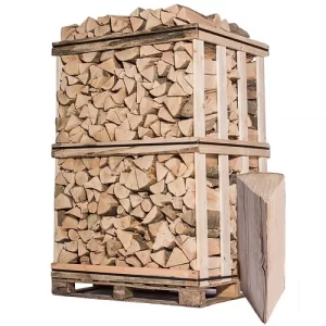 Leña de calefacción – 40 cm – Mezcla de maderas – Palé de 4 estéreos
